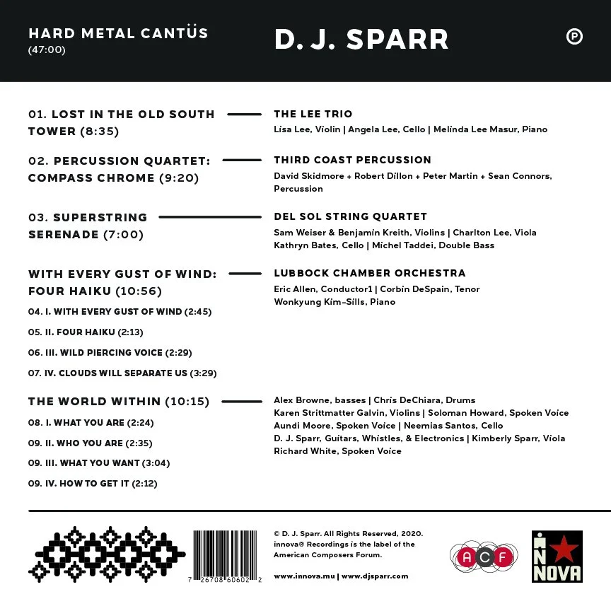 Hard Metal Cantüs Back Cover