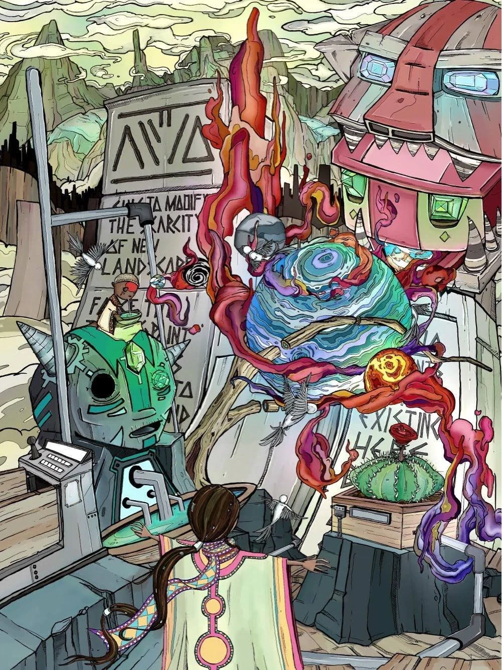 Sing to Modify The Scarcity of New Landscapes